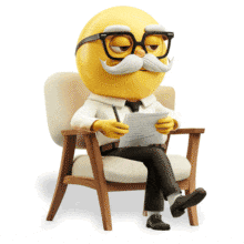 Download this animated therapist emoji nodding, symbolizing active listening, empathy, and trust in therapy sessions. Customize for your needs.