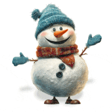 Download this waving snowman animation to add  holiday joy to your presentations and media projects.