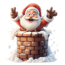 Download this waving Santa animation to add a festive greeting to your presentations and media designs.