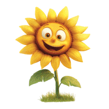 Download this Happy Sunflower Animation Clip to symbolize positivity and warmth in your presentations and media designs.