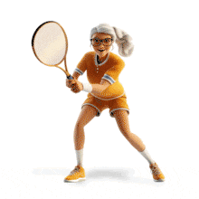 Discover how to add an animation of a woman tennis player to PowerPoint and Google Slides. Perfect for sports-themed presentations.