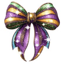 The &quot;Sparkly Ribbon&quot; Animation - Mardi Gras Celebration