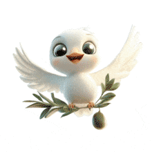 Download a peaceful flying dove animation for PowerPoint and Google Slides. Perfect for presentations on peace, unity, inspiration, and conflict resolution.