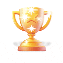 Download a sparkly gold trophy animation for PowerPoint and Google Slides. Perfect for award slideshows, success-themed presentations, and recognition events.