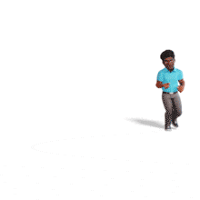 Add this animated jogging businessman to your presentation to symbolize growth, consistency, and forward momentum in business or wellness topics.