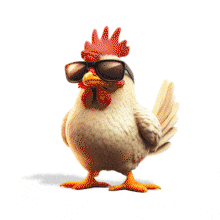 This animated rooster in sunglasses brings humor and fun to PowerPoint and Google Slides. Great for character slides, farming, or lighthearted content.