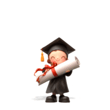 This joyful female graduate animation captures the essence of achievement, perfect for celebrating educational milestones in your PowerPoint Animation.