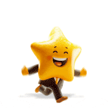 This joyful star character brings a sense of achievement and motivation to your PowerPoint Animation, perfect for celebrating employee success.