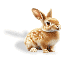 This adorable rabbit animation captures a curious bunny sniffing its surroundings, perfect for nature-themed PowerPoint Animation.