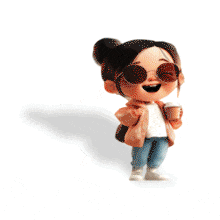 This lively Coffee Girl PowerPoint Animation captures the joy of coffee culture, perfect for engaging presentations.