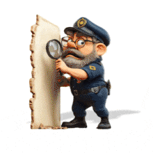 Download this whimsical Police Inspector animation to add a touch of investigation to your PowerPoint Animation.