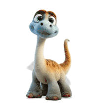 This happy Dinosaur Wagging Tail animation adds a playful touch to any PowerPoint Animation, perfect for engaging young audiences.