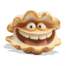 Downoad this funny clam animation with a big smiling face. Perfect for presentations about happiness, humor, ocean themes, and positivity.