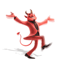 This lively PowerPoint Animation of a devil character adds a playful touch to presentations, inviting viewers into a world of fun and mischief.