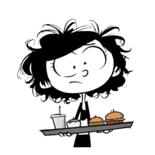 Download this amusing PowerPoint Animation depicting a character's disappointment with lunch, perfect for engaging presentations.