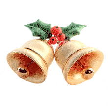 Add joy to your festive slides with this golden holiday bells animation — perfect for Christmas, winter events, and seasonal PowerPoint presentations.