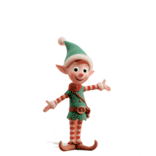 Add holiday cheer to your presentation with this festive dancing elf animation — perfect for Christmas, parties, and seasonal celebration slides.