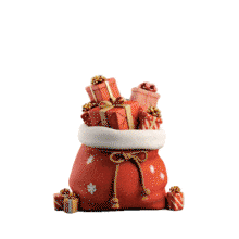 Download this festive Santa toy sack animation for your PowerPoint Animation to spread holiday joy!