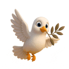 Download this charming Dove Flapping Wings PowerPoint Animation for your presentations.