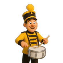 Download this cheerful Marching Band Drummer PowerPoint Animation to enhance your presentations with lively visuals.