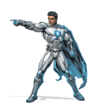 Download this PowerPoint Animation featuring a dynamic superhero pose to inspire courage and confidence in your presentations.