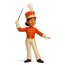 Download this cheerful Band Conductor PowerPoint Animation to enhance your music-themed presentations.