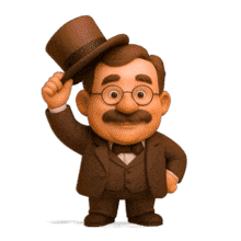 Download this engaging PowerPoint Animation of a Teddy Roosevelt character to enhance your historical presentations.