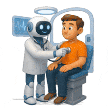 Download this Robot Health Checkup PowerPoint Animation to enhance your presentations with engaging visuals.