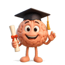Download this Brain Graduation PowerPoint Animation to celebrate academic achievements and enhance your educational presentations.