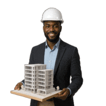 Download this Architect Holding Model PowerPoint Animation to enhance your presentation with engaging visuals.