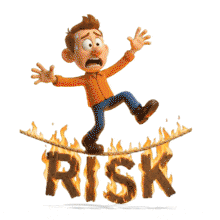 Download this PowerPoint Animation about Risk on a Tightrope to enhance your presentation.
