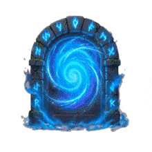 Download this magical portal PowerPoint Animation to enhance your fantasy-themed presentations.