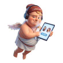 Download this Cupid PowerPoint Animation. Perfect for romantic themes and presentations.