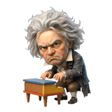 Download this engaging PowerPoint Animation featuring a classical composer in action.  Add to our Actions Slides for a complete PowerPoint slides.