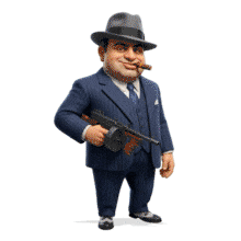 Download this Mafia Guy Smoking Cigar PowerPoint Animation.