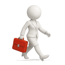 Download this engaging PowerPoint Animation featuring a businesswoman with a briefcase.