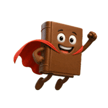 Download this engaging PowerPoint Animation featuring a superhero book character.