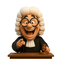 Download this Happy Judge PowerPoint Animation.