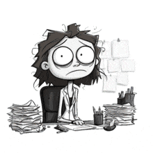 Download this PowerPoint Animation featuring a stressed lady at her desk.