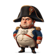 Download this Chubby Napoleon PowerPoint Animation.