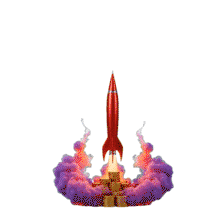 Download this engaging PowerPoint Animation featuring a rocketship launching from coins.