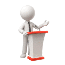 Download this engaging PowerPoint Animation for effective presentations about communication and speech.