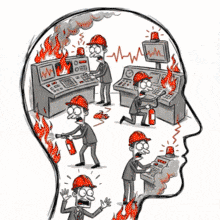 Download this PowerPoint Animation to illustrate panic and chaos in crisis situations.