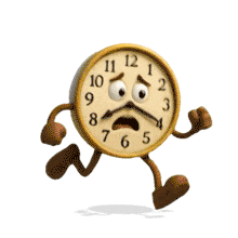 Download this engaging PowerPoint Animation featuring a running clock character.