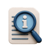 Download this engaging PowerPoint Animation featuring a magnifying glass on a document. It enhances presentations with a focus on details.