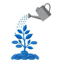 Download this PowerPoint Animation illustrating financial growth through nurturing a money tree.