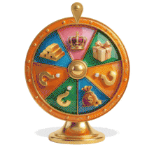 Download this engaging Chance Wheel PowerPoint Animation to symbolize luck and fortune in your next presentation or design.