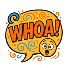 Download this fun PowerPoint Animation featuring a vibrant Woah Bubble design. Perfect for engaging presentations.