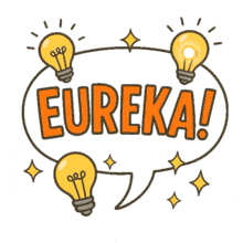 Download this engaging PowerPoint Animation featuring a Eureka bubble and light bulbs.