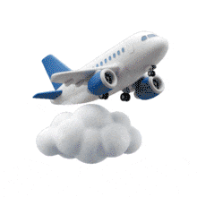 Download this Airplane in the Clouds PowerPoint Animation to illustrate travel and vacation in your designs and presentations.
